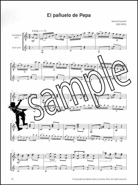 1st sample page from Trinity College London Classical Guitar Grade 5 from 2020