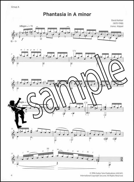 1st sample page from Trinity College London Classical Guitar Grade 8 from 2020