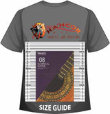 front cover of Trinity College London Classical Guitar Grade 8 from 2020 on a size guide