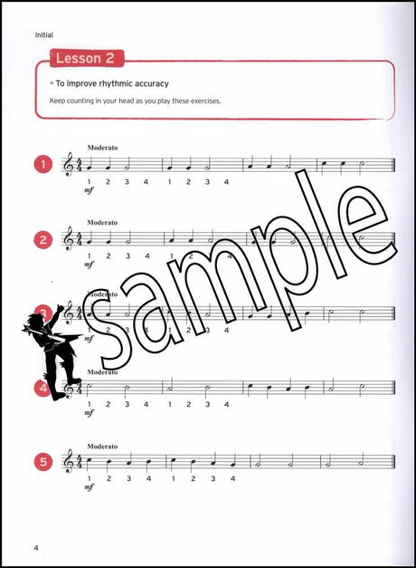 1st sample page from Trinity College London Flute Sight Reading Initial-Grade 2