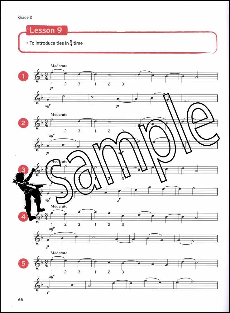 3rd sample page from Trinity College London Flute Sight Reading Initial-Grade 2