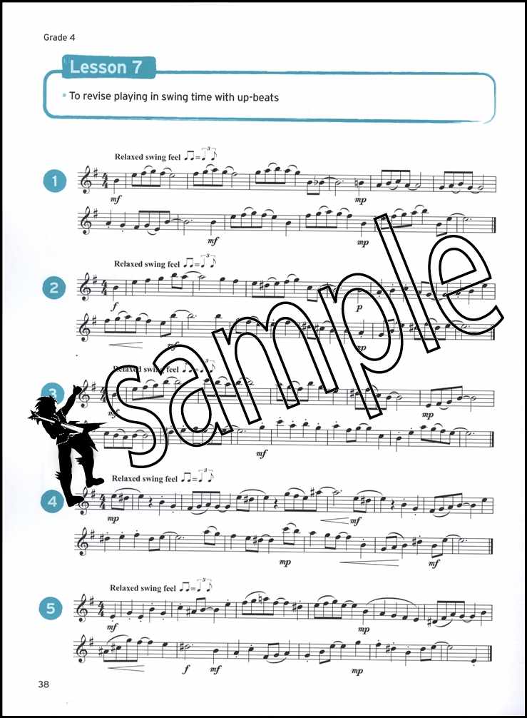 2nd sample page from Trinity College London Flute Sight Reading Grades 3-5