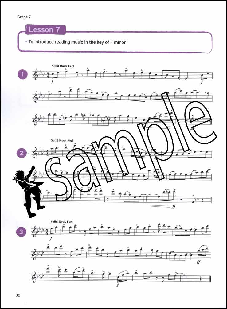 2nd sample page from Trinity College London Flute Sight Reading Grades 6-8