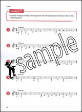 2nd sample page from Trinity College London Clarinet Sight Reading Initial-Grade 2