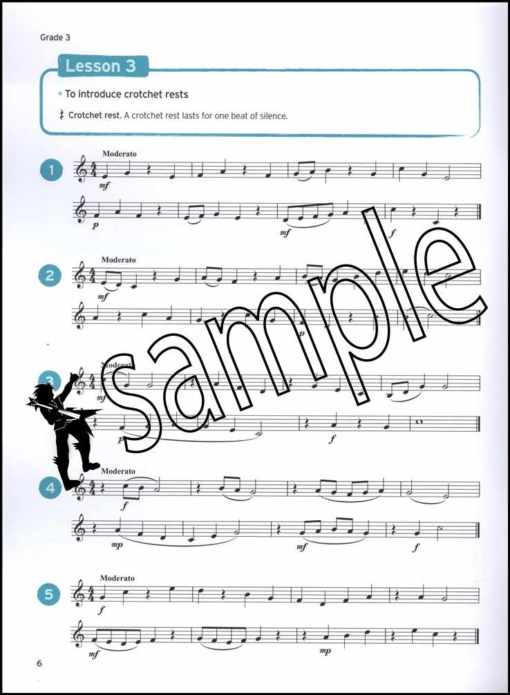 1st sample page from Trinity College London Clarinet Sight Reading Grades 3-5