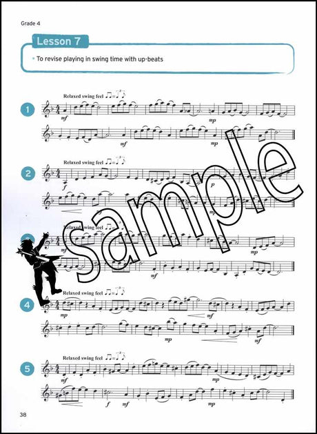 2nd sample page from Trinity College London Clarinet Sight Reading Grades 3-5