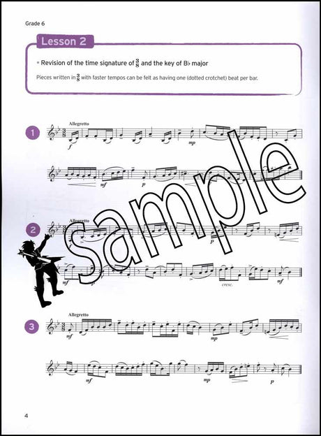 1st sample page from Trinity College London Clarinet Sight Reading Grades 6-8