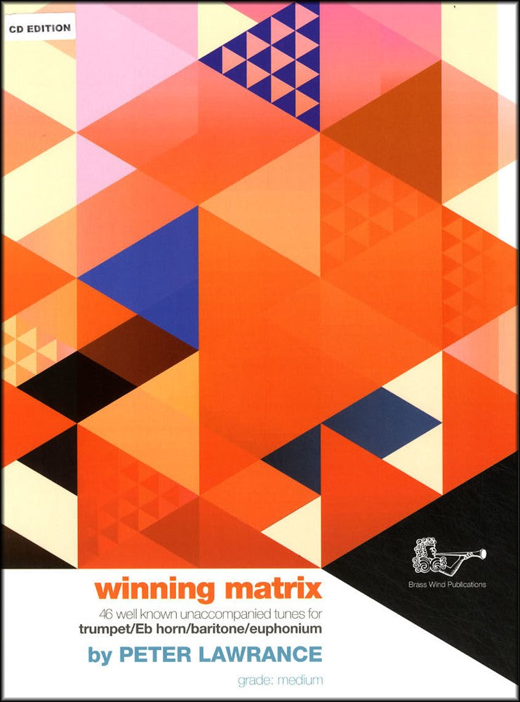 front cover of Winning Matrix for Trumpet Euphonium Book/CD