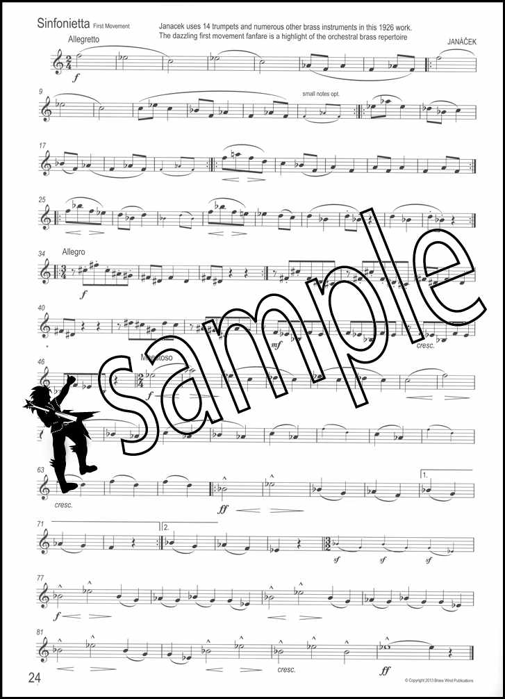 3rd sample page from Winning Matrix for Trumpet Euphonium Book/CD
