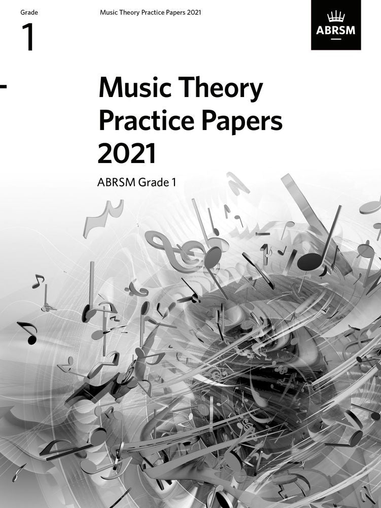 front cover of ABRSM Music Theory Practice Papers 2021 Grade 1