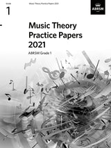 front cover of ABRSM Music Theory Practice Papers 2021 Grade 1