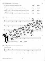 3rd sample page from ABRSM Music Theory Practice Papers 2021 Grade 1