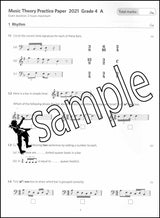 1st sample page from ABRSM Music Theory Practice Papers 2021 Grade 4