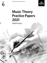 front cover of ABRSM Music Theory Practice Papers 2021 Grade 6