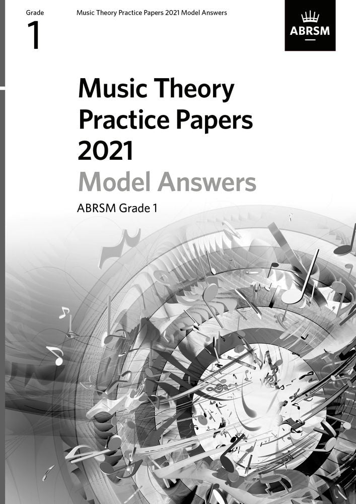 front cover of ABRSM Music Theory Practice Papers 2021 Grade 1 Model Answers