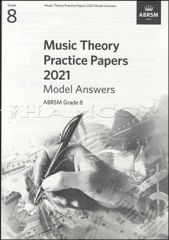 front cover of ABRSM Music Theory Practice Papers 2021 Grade 8 Model Answers