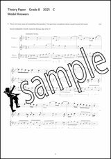 2nd sample page from ABRSM Music Theory Practice Papers 2021 Grade 8 Model Answers