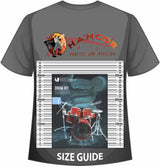 front cover of London College of Music Drum Kit Handbook Step 1 from 2022 on a size guide