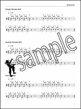 1st sample page from London College of Music Drum Kit Handbook Step 2 from 2022