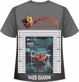 front cover of London College of Music Drum Kit Handbook Grade 2 from 2022 on a size guide