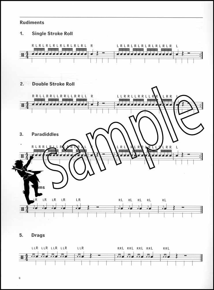 1st sample page from London College of Music Drum Kit Handbook Grade 5 from 2022