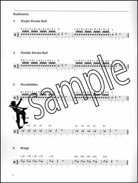 1st sample page from London College of Music Drum Kit Handbook Grade 6 from 2022