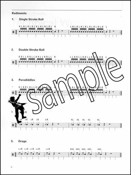 1st sample page from London College of Music Drum Kit Handbook Grade 7 from 2022