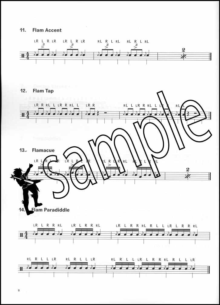 1st sample page from London College of Music Drum Kit Handbook Grade 8 from 2022