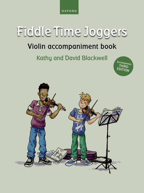 front cover of Fiddle Time Joggers Violin Accompaniment