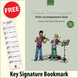 front cover of Fiddle Time Joggers Violin Accompaniment together with free Treble Clef bookmark