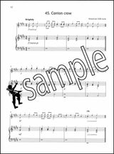 3rd sample page from Fiddle Time Joggers Piano Accompaniment