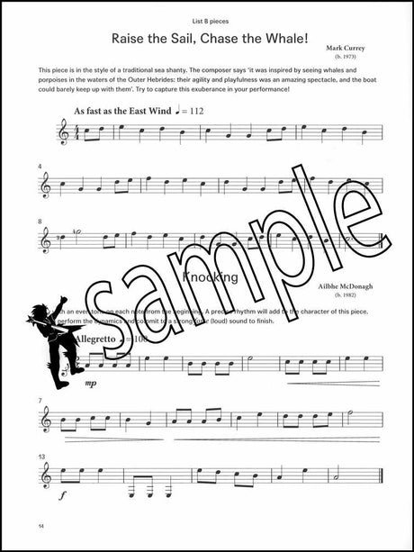 3rd sample page from London College of Music Classical Guitar Handbook Step 1 from 2022