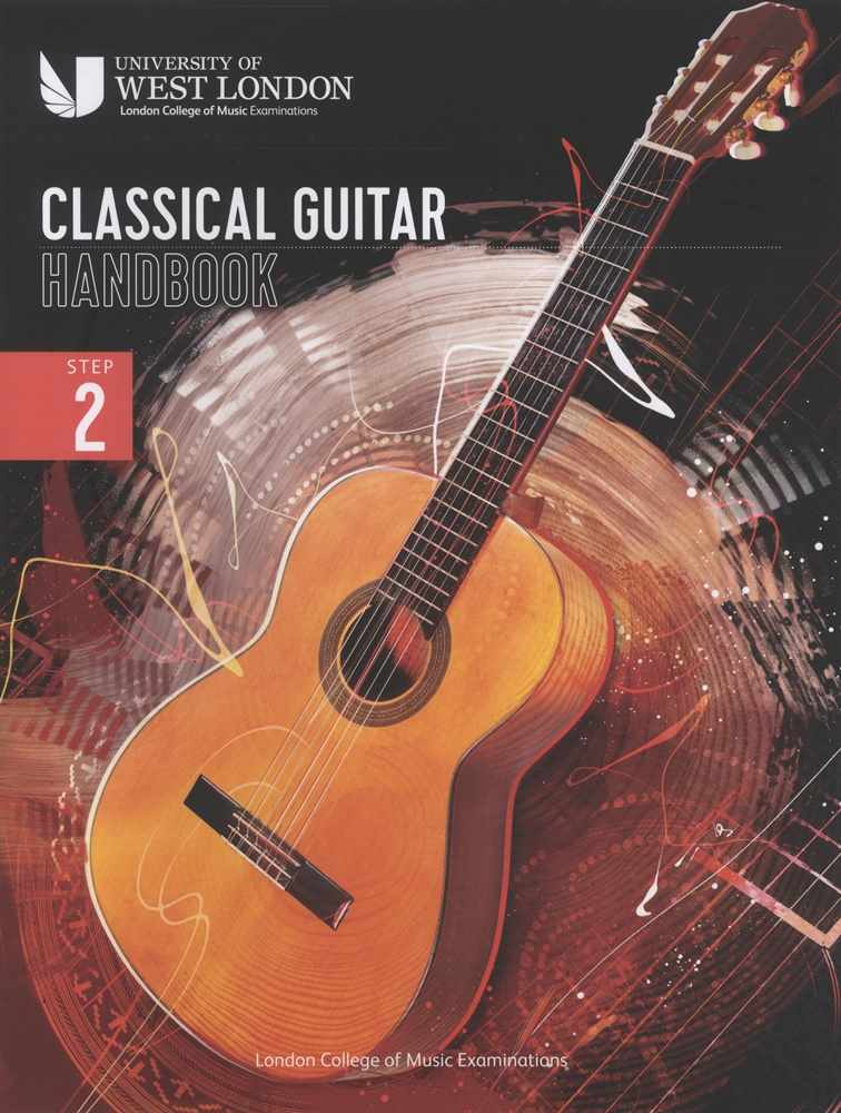 front cover of London College of Music Classical Guitar Handbook Step 2 from 2022