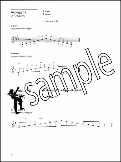 1st sample page from London College of Music Classical Guitar Handbook Grade 4 from 2022