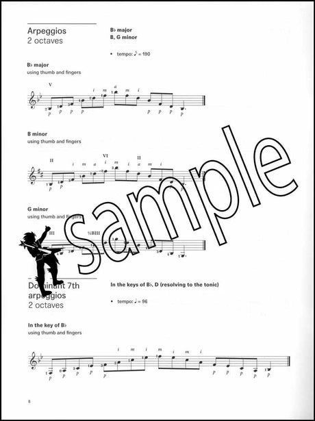 1st sample page from London College of Music Classical Guitar Handbook Grade 5 from 2022