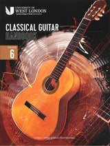 front cover of London College of Music Classical Guitar Handbook Grade 6 from 2022