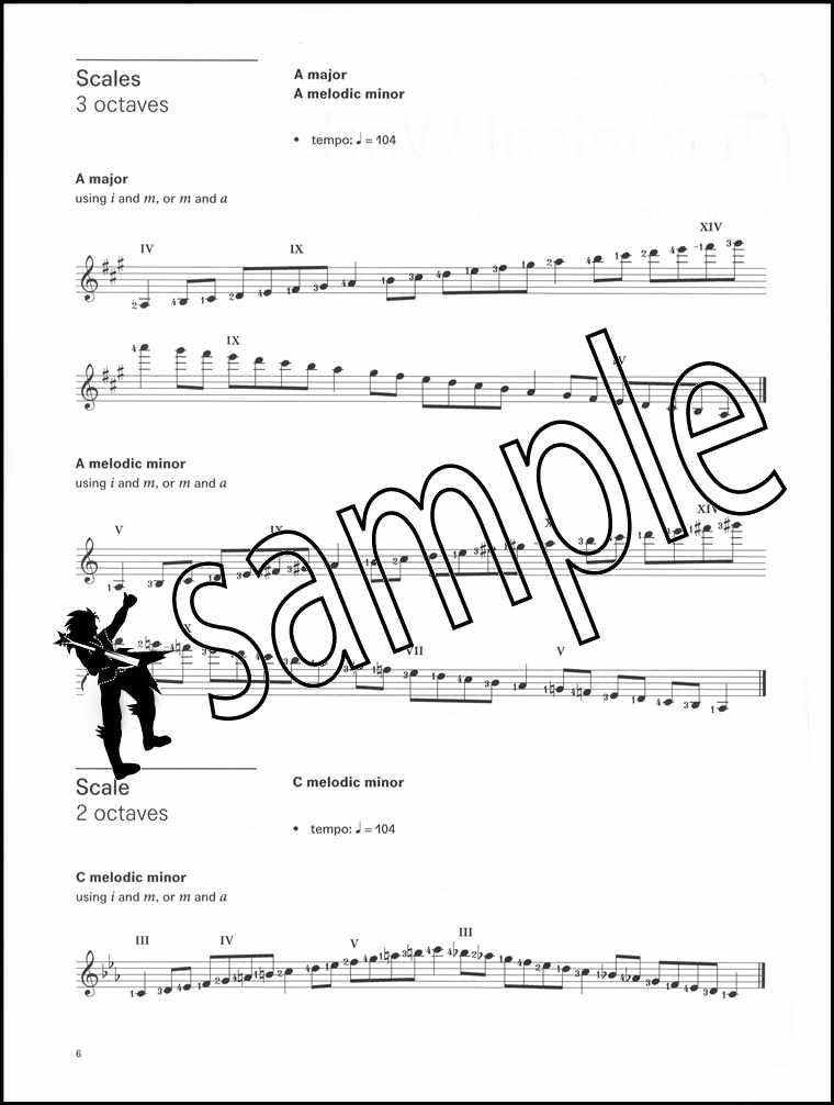 1st sample page from London College of Music Classical Guitar Handbook Grade 7 from 2022