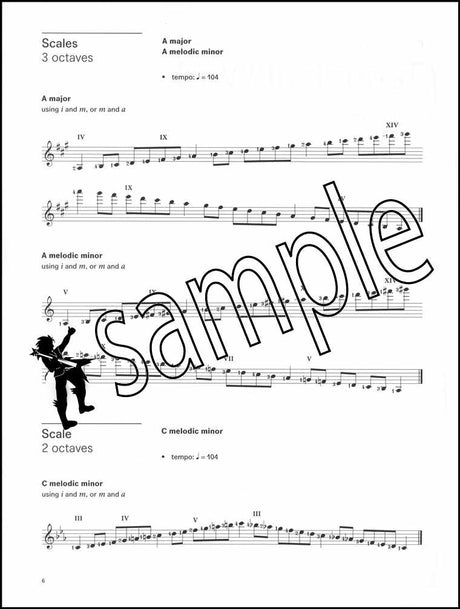 1st sample page from London College of Music Classical Guitar Handbook Grade 7 from 2022