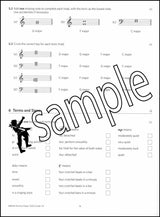 2nd sample page from ABRSM Music Theory Practice Papers 2022 Grade 1