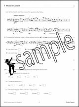 2nd sample page from ABRSM Music Theory Practice Papers 2022 Grade 3