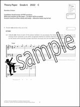 2nd sample page from ABRSM Music Theory Practice Papers 2022 Grade 6