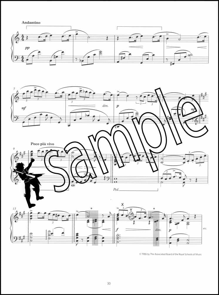 3rd sample page from ABRSM Music Theory Practice Papers 2022 Grade 6