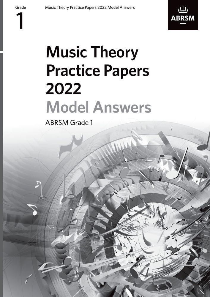 back cover of ABRSM Music Theory Practice Papers 2022 Grade 1 Model Answers