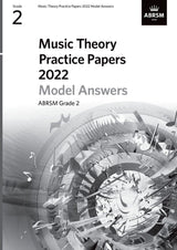 front cover of ABRSM Music Theory Practice Papers 2022 Grade 2 Model Answers