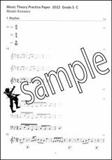 2nd sample page from ABRSM Music Theory Practice Papers 2022 Grade 5 Model Answers