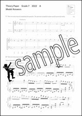 1st sample page from ABRSM Music Theory Practice Papers 2022 Grade 7 Model Answers