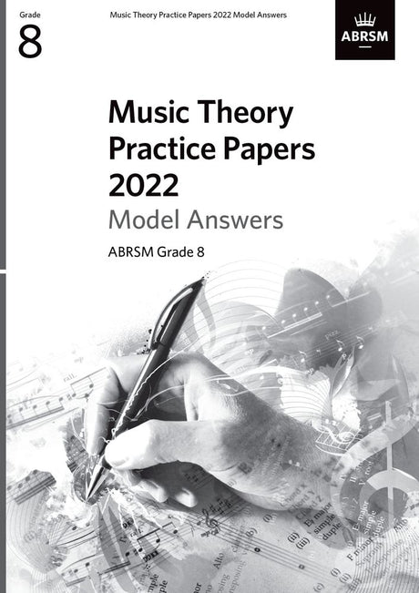 front cover of ABRSM Music Theory Practice Papers 2022 Grade 8 Model Answers