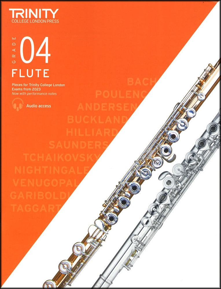 front cover of Trinity College London Flute Grade 4 from 2023