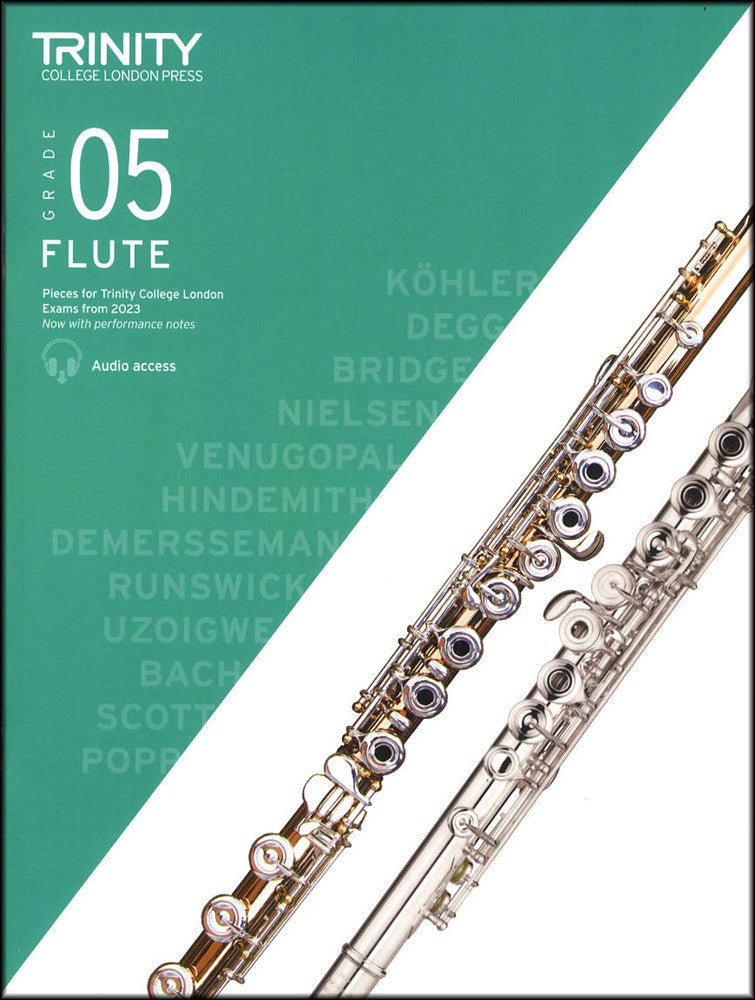 front cover of Trinity College London Flute Grade 5 from 2023