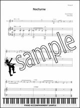 piano accompaniment sample page from Trinity College London Flute Grade 6 from 2023